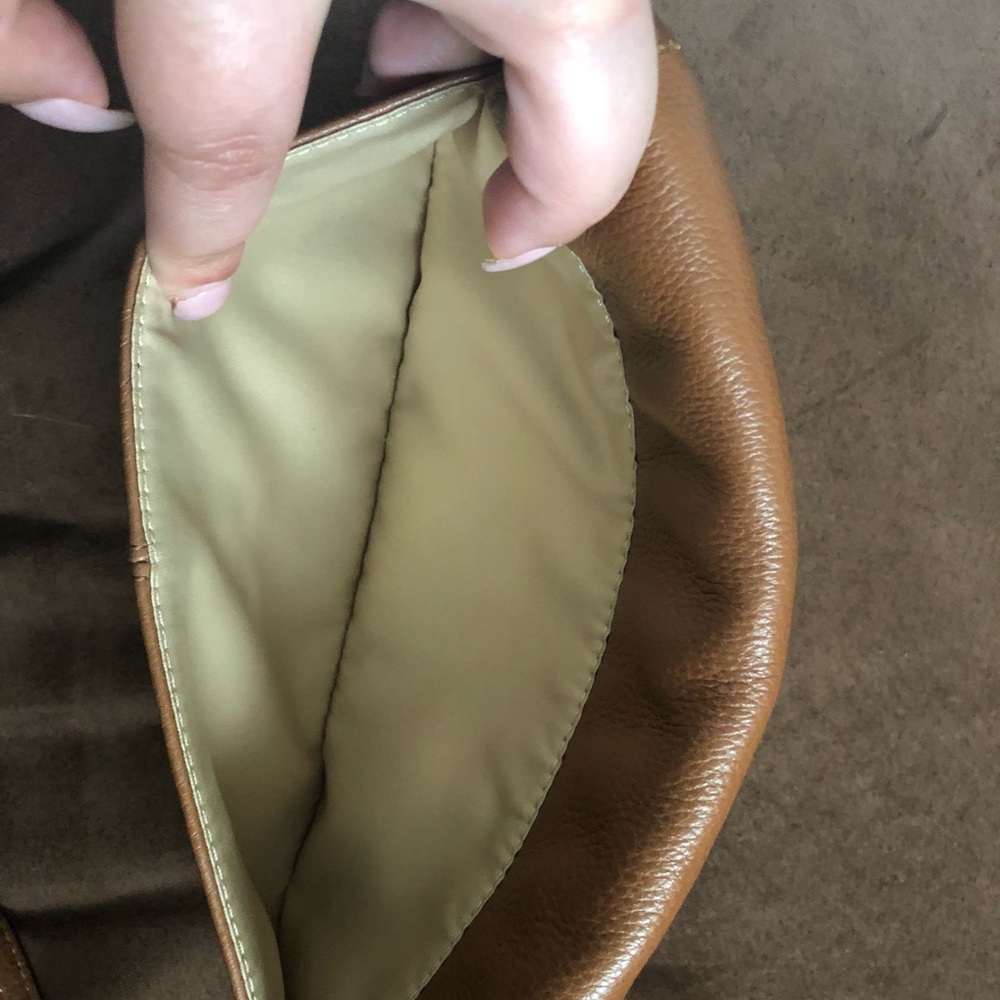 Authentic Coach leather wristlet!